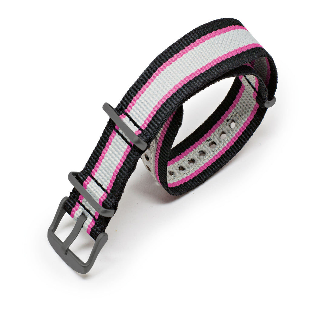 Black / White / Pink NATO - Micla