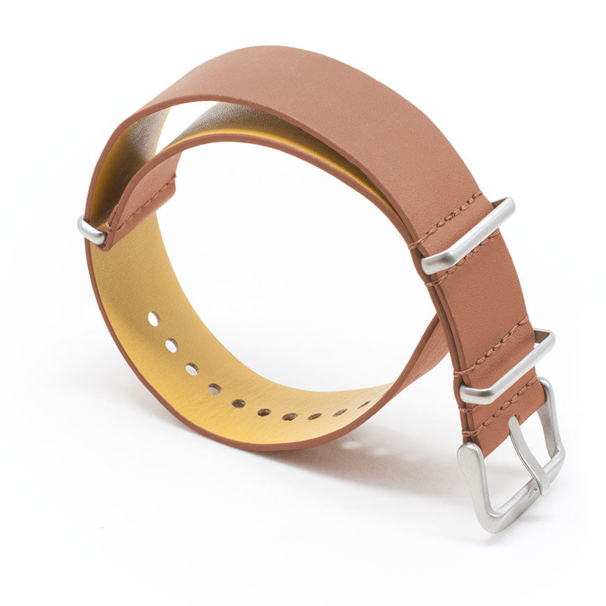 Mid Brown Leather NATO