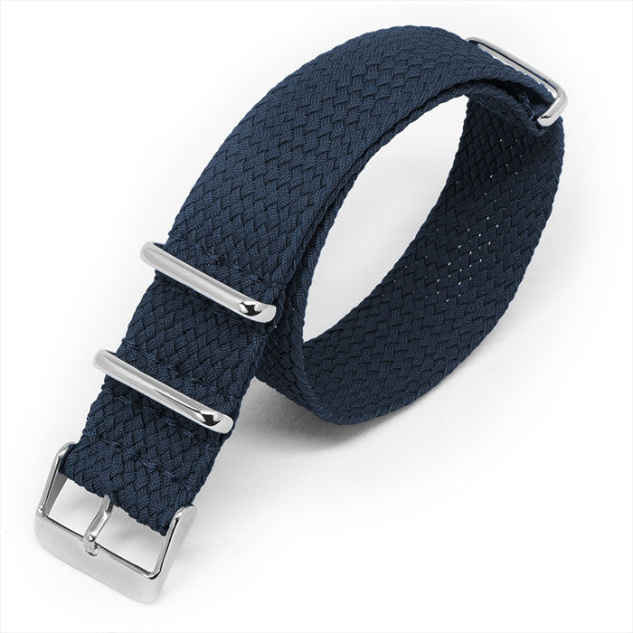 Marine Blue Braided Perlon NATO
