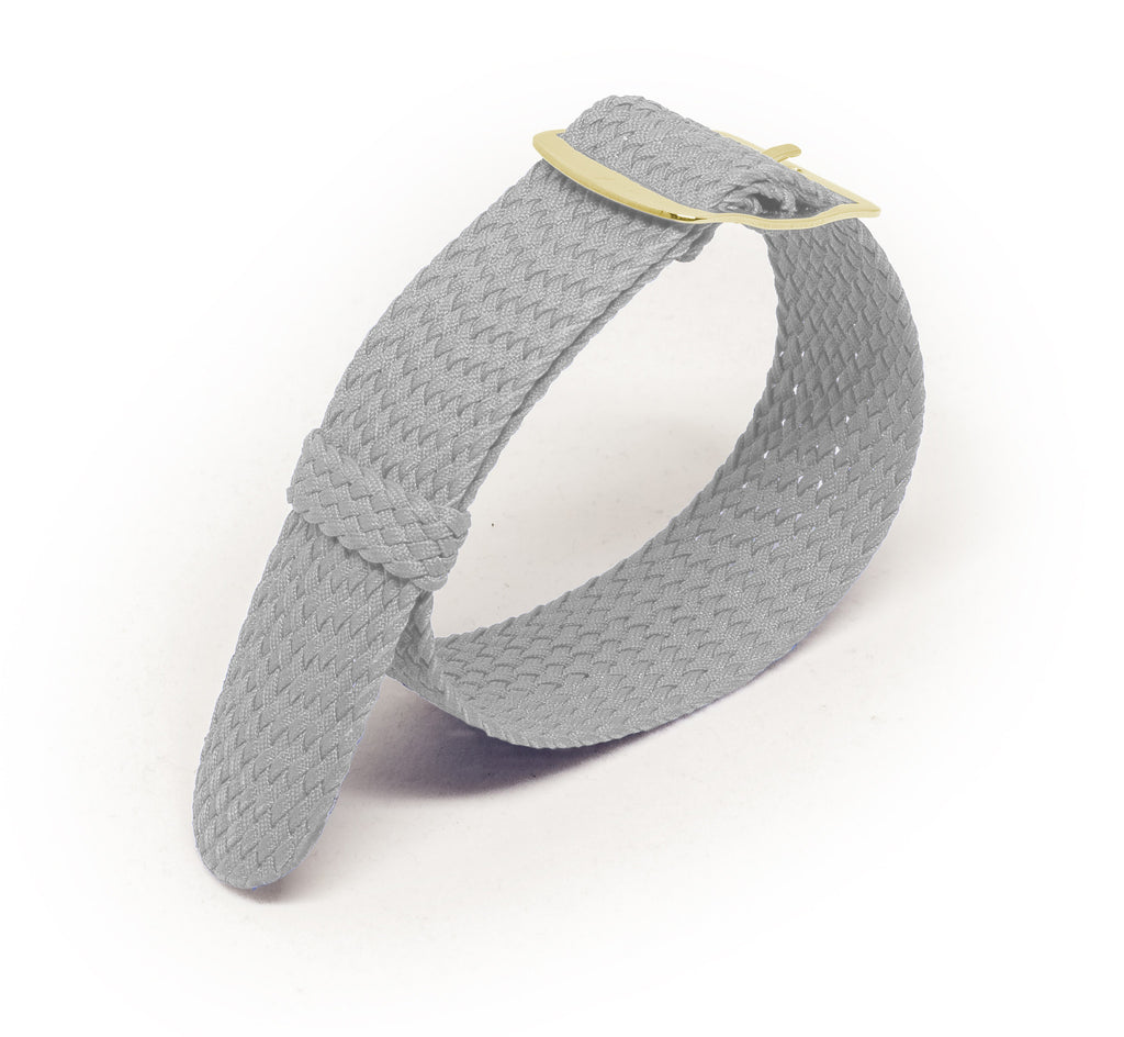 White Braided Perlon STRAP - Micla