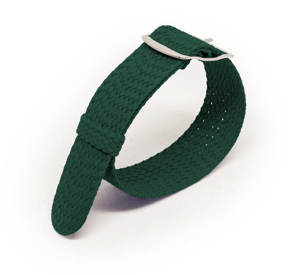 Dark Green Braided Perlon STRAP