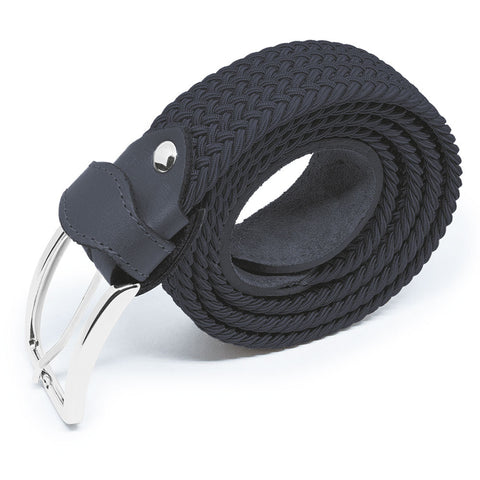 Italian 2 Tones Elastic Braided Belt