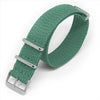 Emerald Green Braided Perlon NATO - Micla