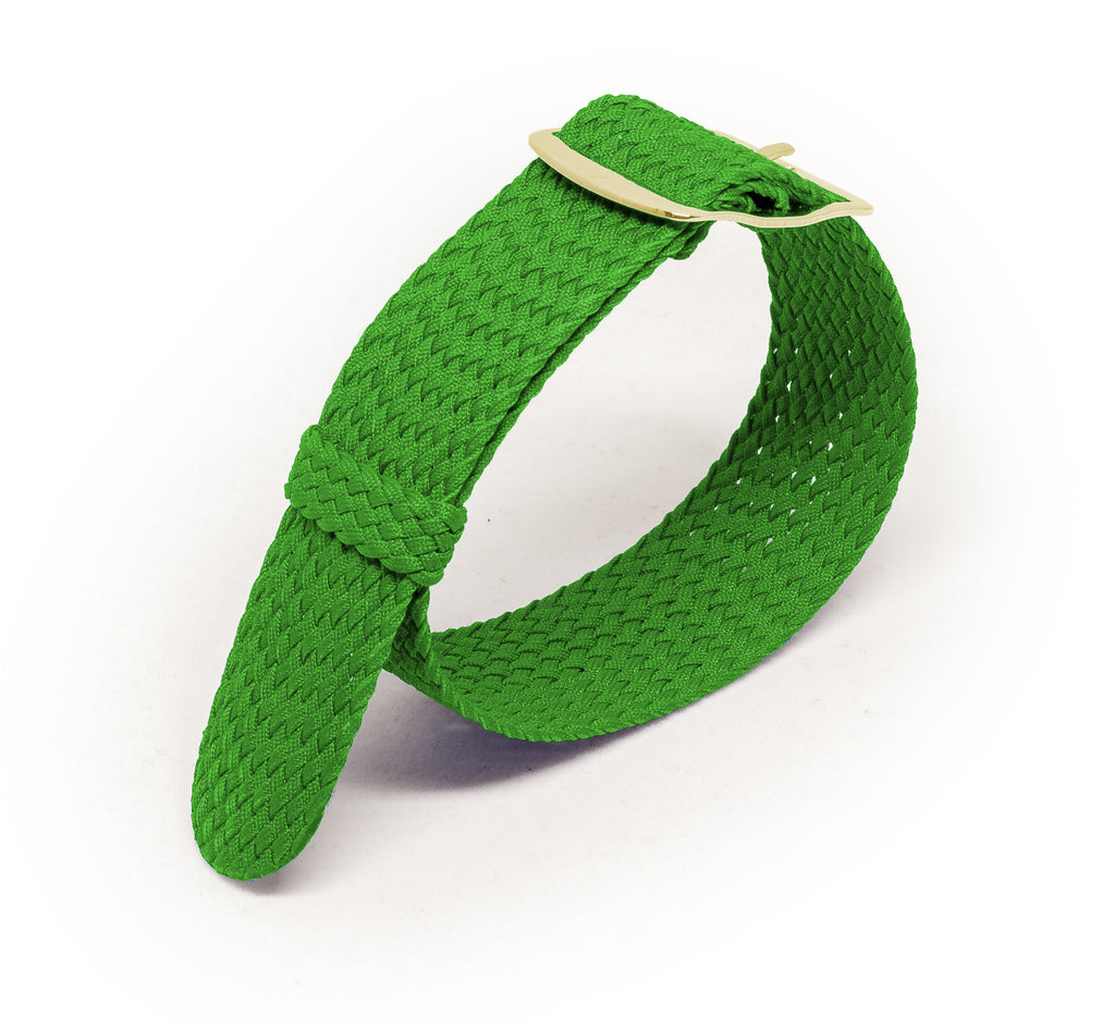 Fluo Green Braided Perlon STRAP - Micla