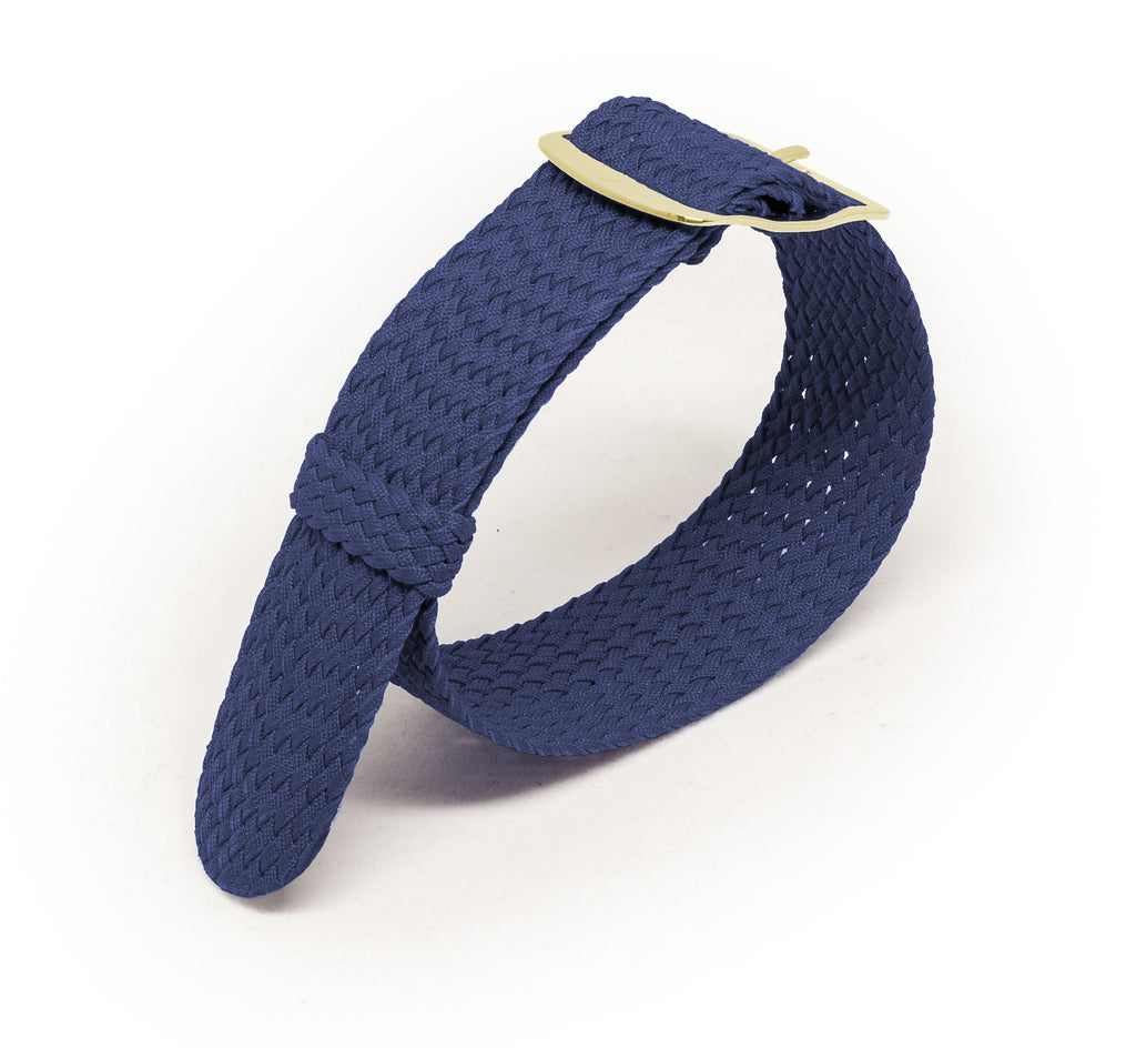 Blue Braided Perlon STRAP - Micla